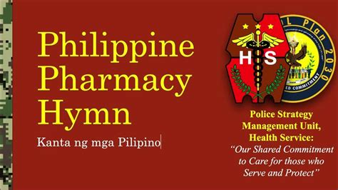 Philippine Pharmacy Hymn with lyrics updated in 2022 (Karaoke .
